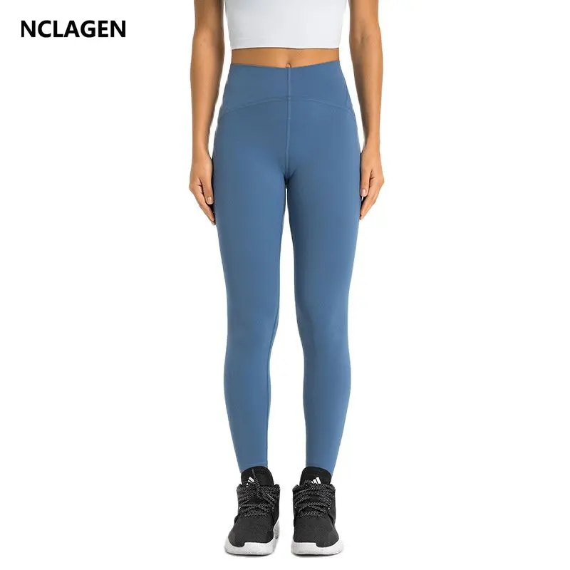 

Женские Штаны Для Йоги NCLAGEN, эластичные женские спортивные Леггинсы с высокой талией для бега и фитнеса