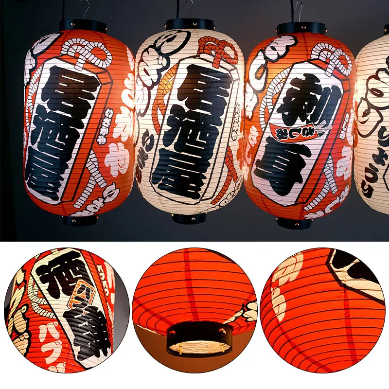 Description Picture 2 of itemJapanese Style Lanterns Restaurant Pub Japan Izakaya Lantern Waterproof Light Bistro Cuisine Shop Yakitori Advertising Sign