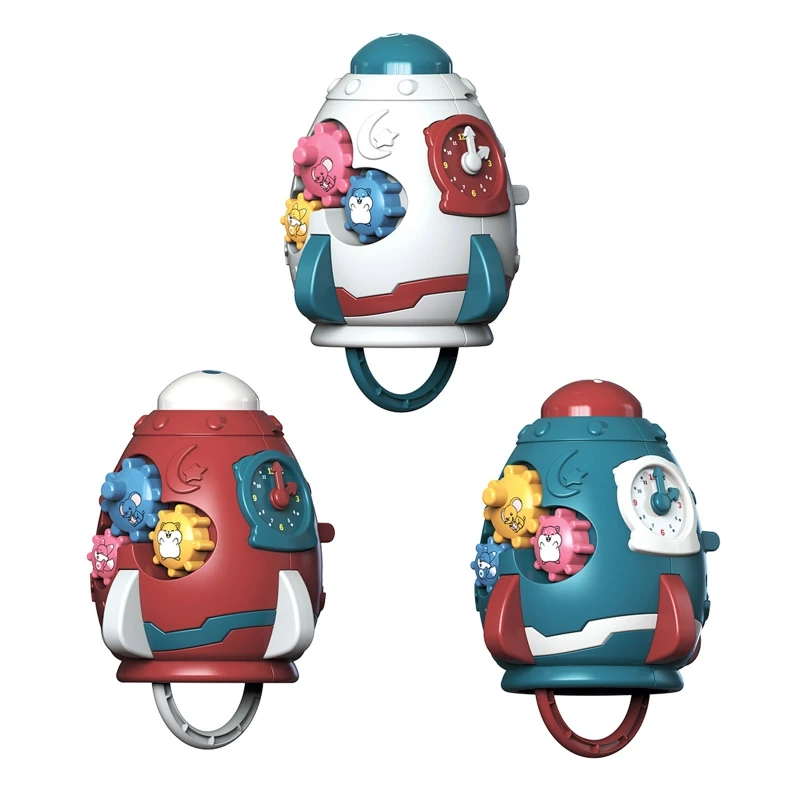 Kids Mini Rocket Baby Bed Around Drum Supplies Durable Funny Plastic Drum