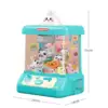 Small Claw Machine Toy Grabber Dispenser Arcade Game Miniature with Lights Sound DIY Catching Doll Machine for Birthday Gifts 6