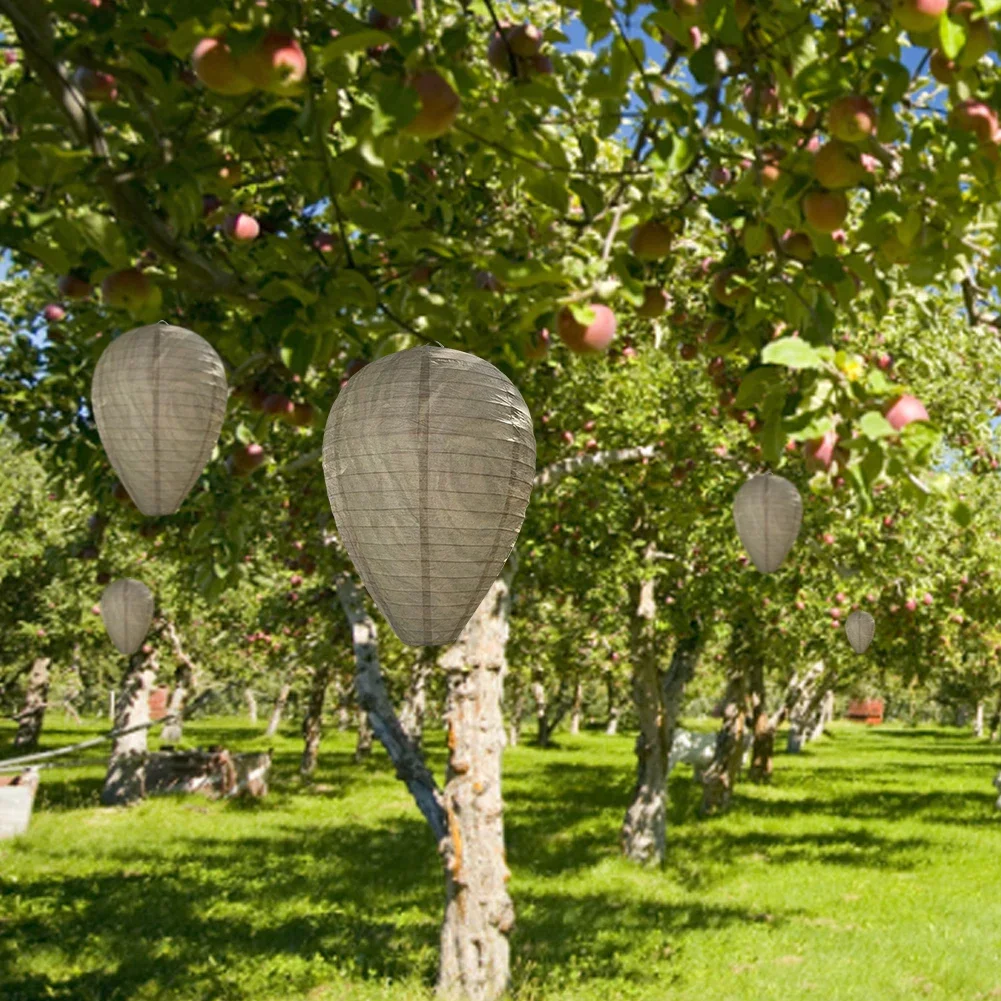 Hanging Waterproof Wasp Nest Decoy Paper Non-Effective Fake Nest Bee Decoy Deterrent for Garden Orchard Patio Outdoor