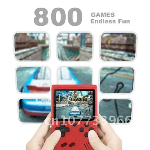 

Portable Pocket Game Console Retro Video Game Console Mini Handheld Game Player Built in 800 games for Kids Gift