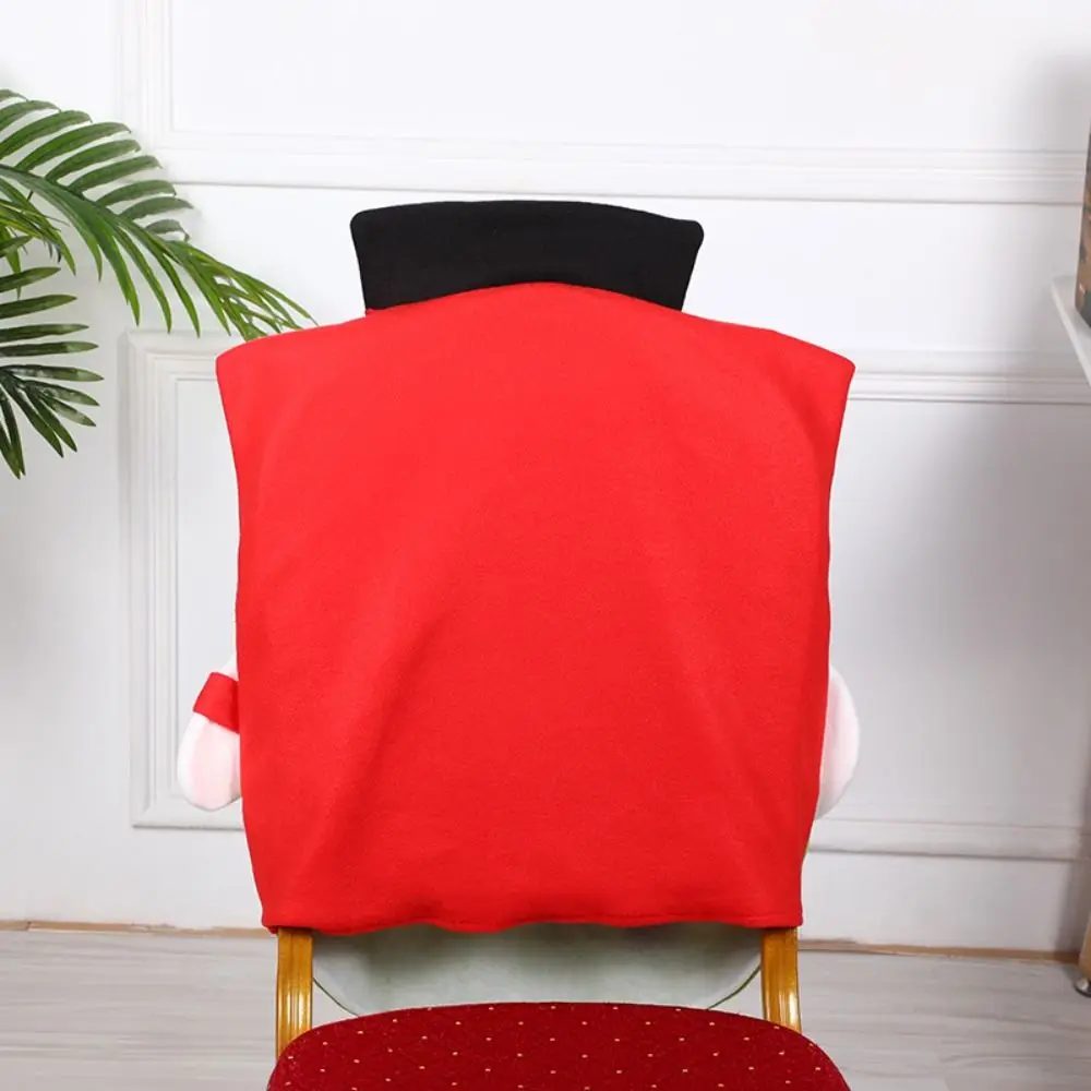 Seat Protector Christmas Chair Cover Cartoon Xmas Decoration Dinner Chair Seat Cover Creative Cute Wear for Chairs