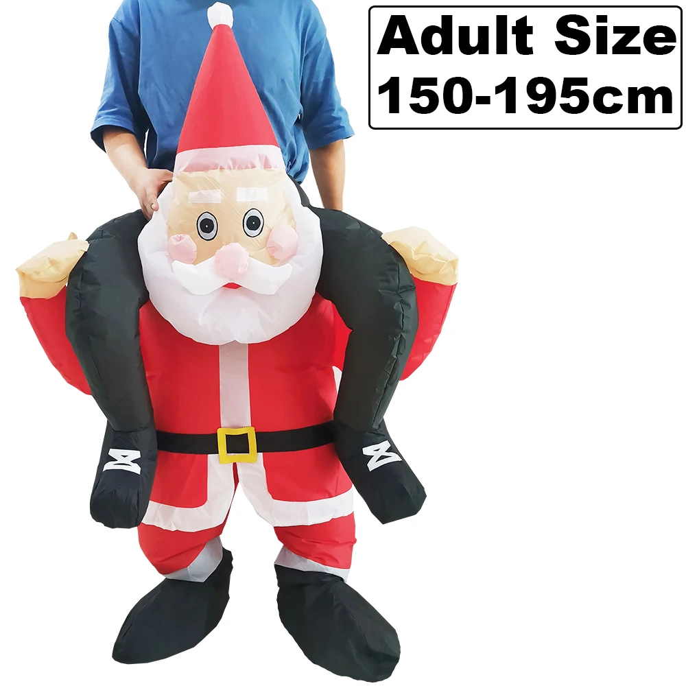 thumbnail image 1 of Disfraz inflable de Papá Noel, muñeco de nieve y árbol de Navidad para adultos, disfraz de Cosplay para fiesta de Anime, traje para hombre y mujer, 1 of 5