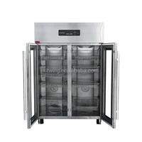Commercial Freestanding Double Door Computer Panel Stainless Steel Kitchen Disinfection Sterilization Cabinet 1