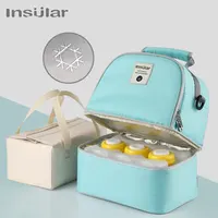 Mummy Diaper Backpack Baby Milk Food Storage Thermal Bags Warmer with Feeding Bottle Thermal Keeps Drinks Cool Travel Backpack 1