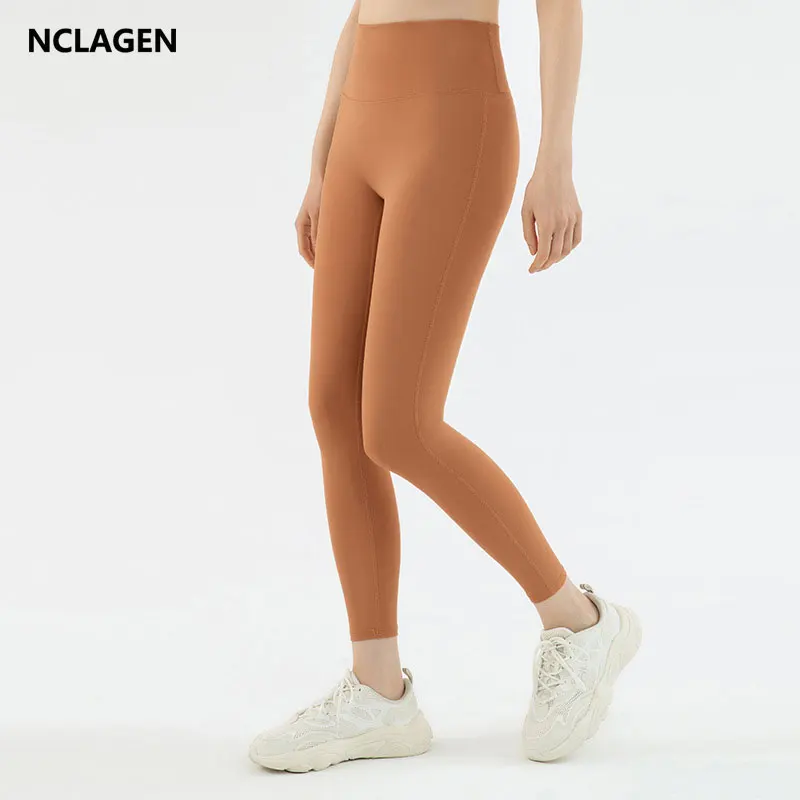 Naked Feel High Waist Workout Sport Leggings Women Cozy Soft Camel Toe  Proof Gym Yoga Pants Fitness Tights - AliExpress