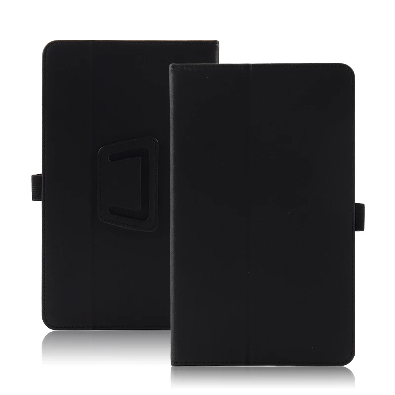 Premium Magnetic PU Leather Tablet Case with Hand Strap and Folding Stand - 8.68
