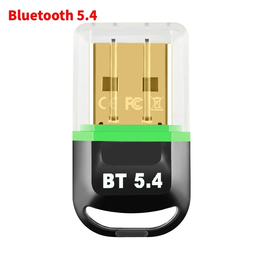 thumbnail image 1 of Adaptador USB Bluetooth 5.4 Adaptador de audio Dongle Mini receptor/transmisor inalámbrico USB para PC/computadora portátil Controlador gratuito para Win10/11, 1 of 5