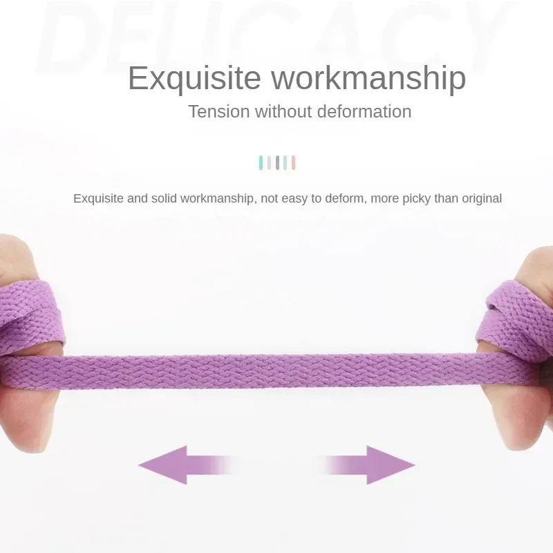 Premium Quality Colored Flat Soft Laces for Sneakers - 2cm Wide, Thickened Design