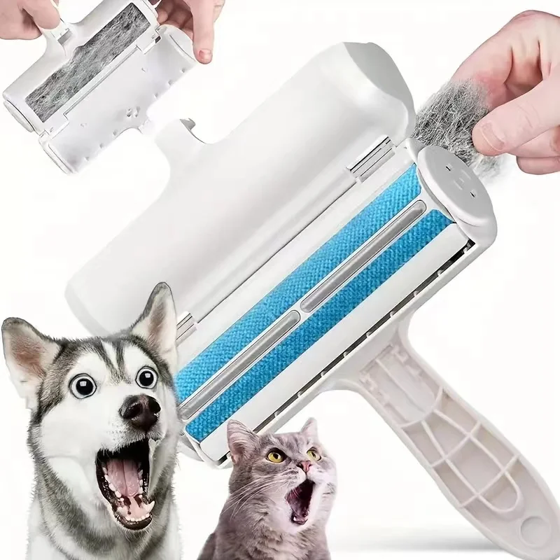 1Pcs Rullo Di Rimozione Dei Peli Di Animali Domestici A 2 Vie Che Rimuove I Peli Di Cane E Gatto Dai Mobili Dispositivo Di Rimozione Dei Peli Di Anima