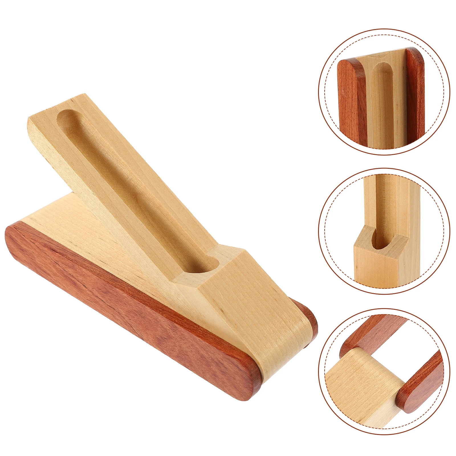 Fountain Pen Packing Box Pen Display Holder Wooden Pencil Box Single Pen Presentation Case Organizer School Office Stationery