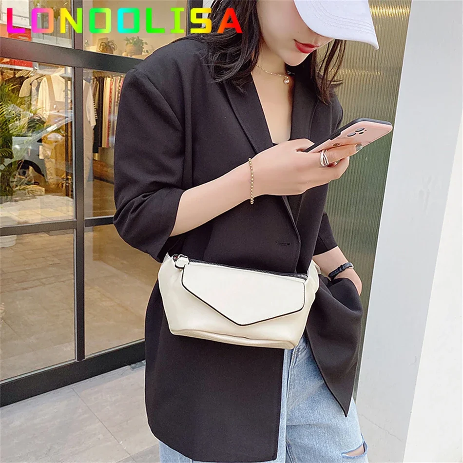 Waist Bag Chest Bag Crossbody Bag Casual Waist Bags for Women Leather Shoulder Bag Travel Small Chest Bag