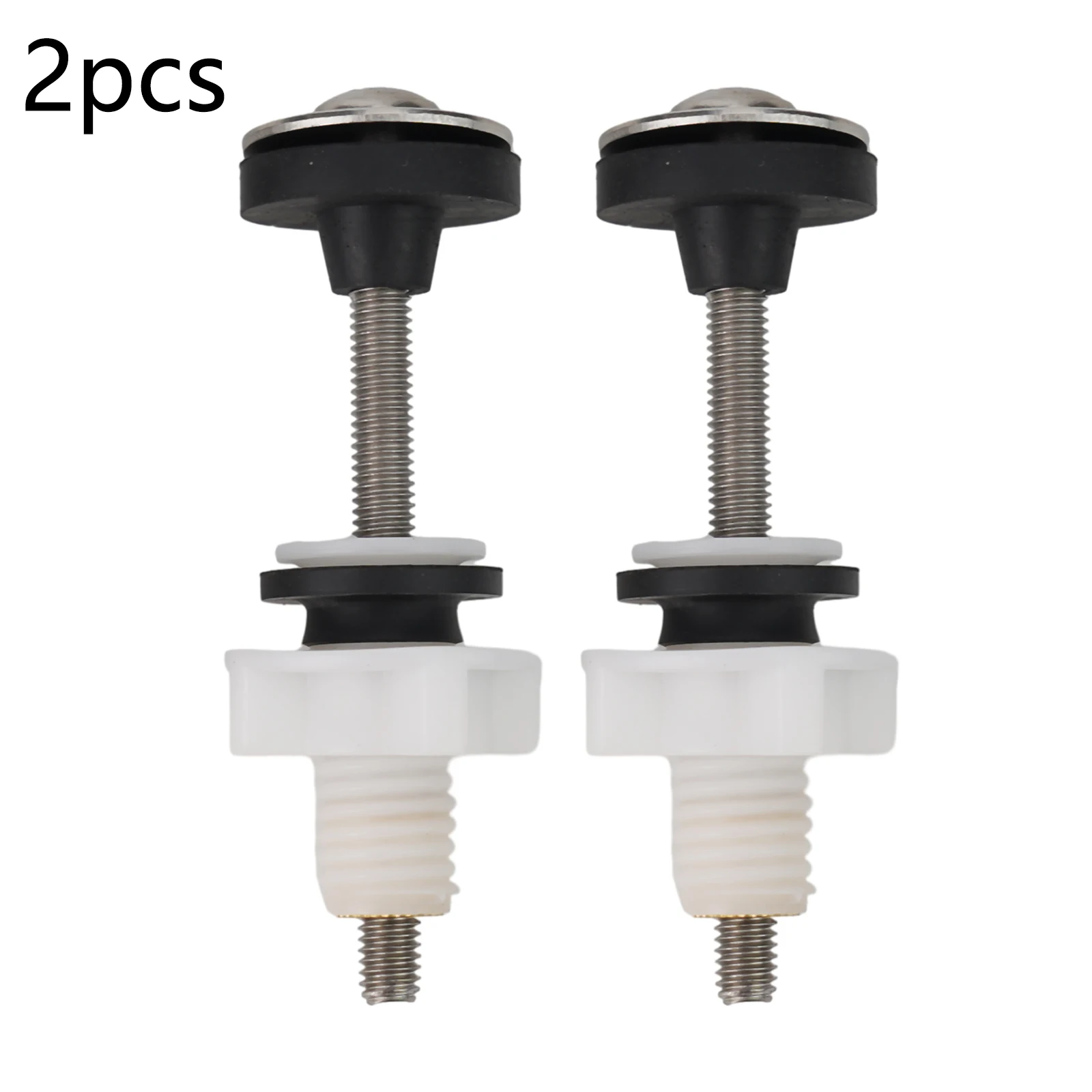 Toilet Tank Fixing Kit Toilet Cistern Toilet Pan Fixing Fitting Sealing Stainless Steel Bolts Rubber Gaskets Leak Free