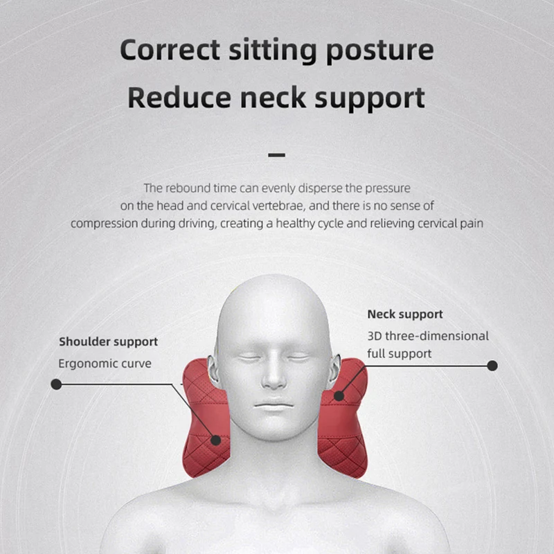 1Pcs Leather Car Seat Back Headrest Neck Pillow For Skoda Octavia Superb Rapid Kodiaq Karoq Fabia Kamiq Enyaq Citigo Yeti Scala car pillow car headrest car neck pillow