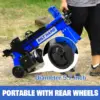 Log Splitter 6.5 Ton, Wood Splitter Electric Powered 15Amp, with Hydraulic Ram, Electric Firewood Splitting Machine, Horizontal 5