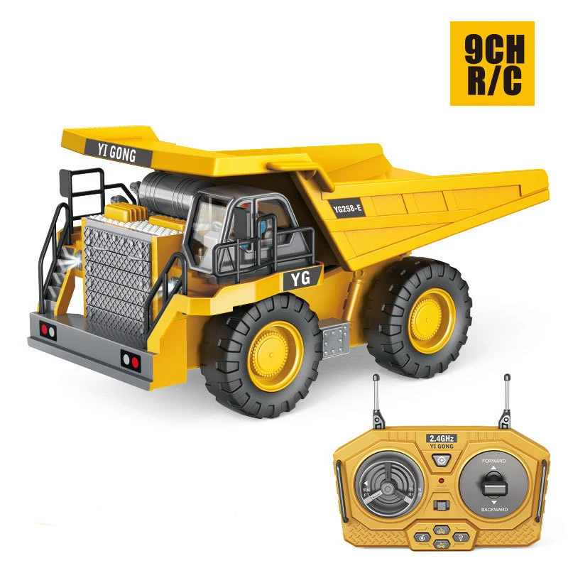 

1:24 RC Excavator 2.4G Remote Control Engineering Vehicle Crawler Truck Bulldozer Toys for Boys Kid RC Car Dumper Children Gifts