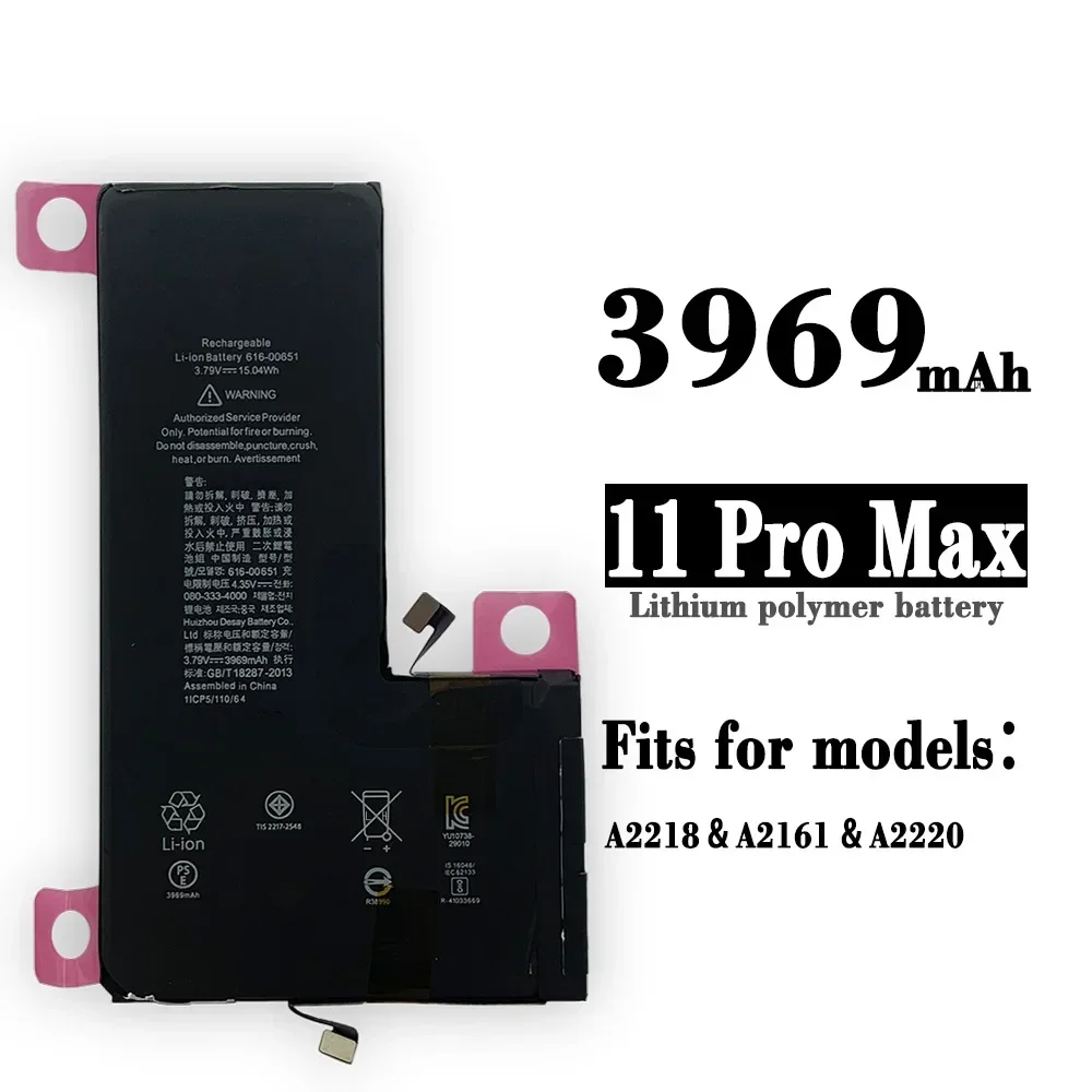 

Высококачественный Сменный аккумулятор для IPhone 11Pro Max 3969 мАч мобильный телефон аккумулятор большой емкости встроенный аккумулятор