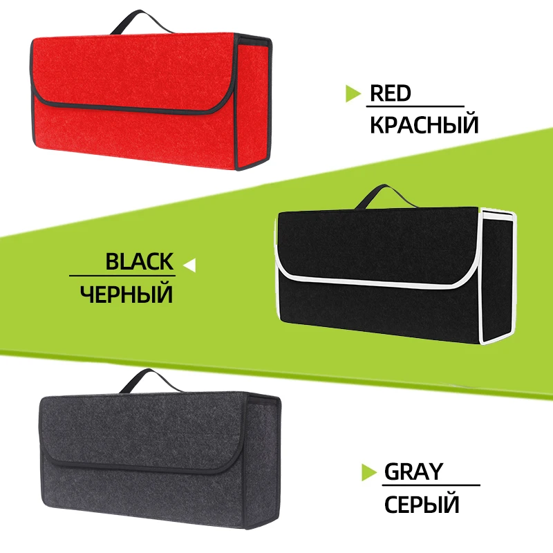 Anti Slip Compartment Boot Storage Organizer Tool Car Storage Bag For autogoods For golf 5 accessori toyota hyundai
