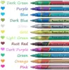 12 Colors Glitter Highlighter Pen Markers Kid Graffiti Painting Pen Handwriting Drawing Fluorescent Pen Office School Stationery 6