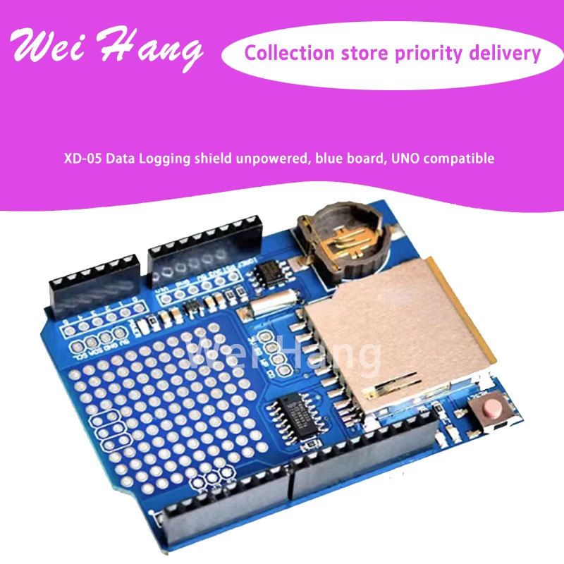 Schermo Di Registrazione Dati Xd-05 Non Alimentato, Scheda Blu, Compatibile Uno