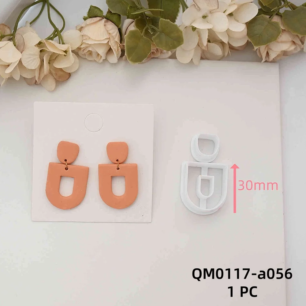 Blätter Ranken Blume Polymer Clay Schneider Kurve/Geometrie Keramik Ton DIY Ohrring Anhänger Schmuck Schneiden Form Keramik Werkzeug – Detail 6