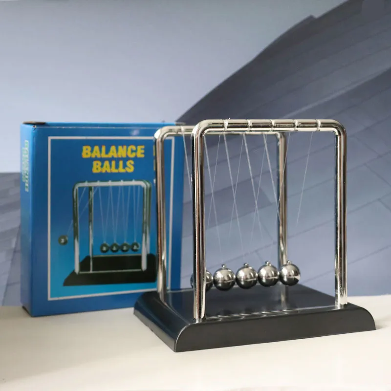 Newton swing ball bumper ball wholesale metal crafts gifts creative decorative ornaments home plastic Newton pendulum