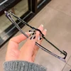 Umanco Oversized Black Metal Reading Glasses for Women Men Trendy Anti Blue Light Finished Presbyopia Glasses+1.0+1.5+2.0+2.5 6