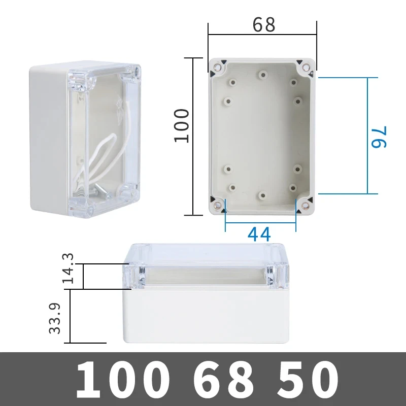 Waterproof Transparent Electronic Project Enclosure Box