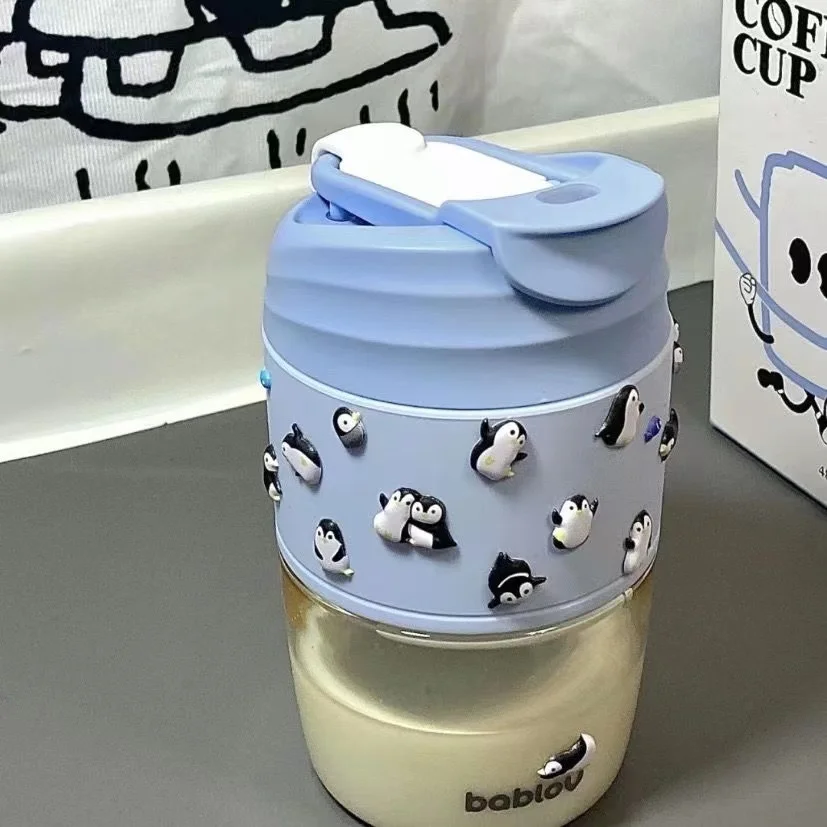 Steve 3d Penguin Stereo Bubble Sticker Mini Animal Phone Case Water Cup Decorative Sticker Student Stationery School Supplies