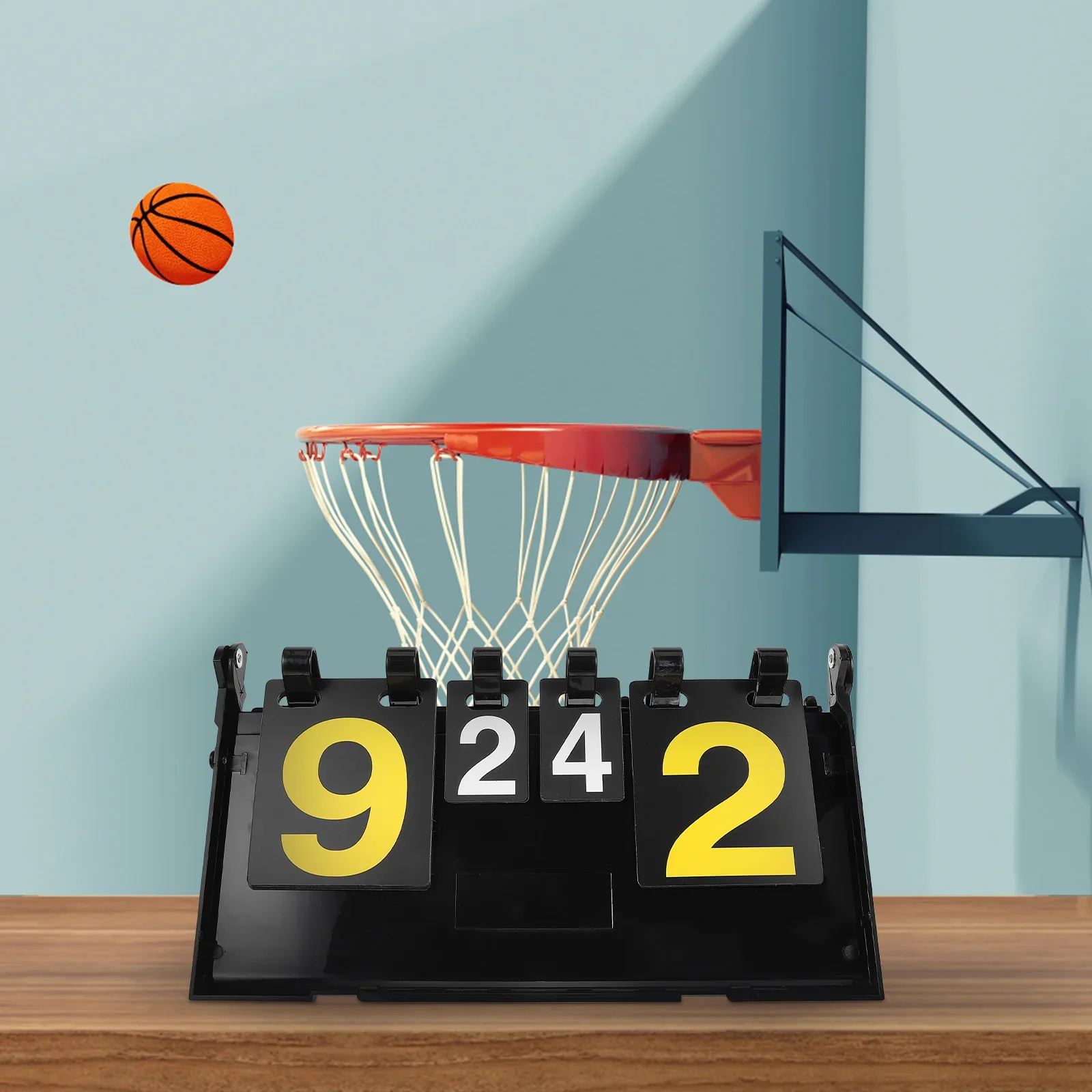 휴대용 Pvc 플립 스코어러 농구 스코어 보드 배드민턴 게임을위한 테니스 스코어 키퍼 재사용 가능한 스포츠 액세서리 경쟁