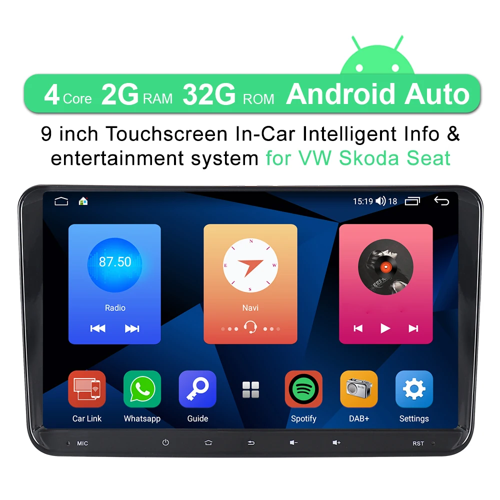 A-Sure 2 Din 9'' Android 11 Radio 2+32GB ROM Carplay GPS Navigation For VW  Volkswagen Passat B6 B7 Golf 5 6 Polo 6r Skoda Seat - AliExpress
