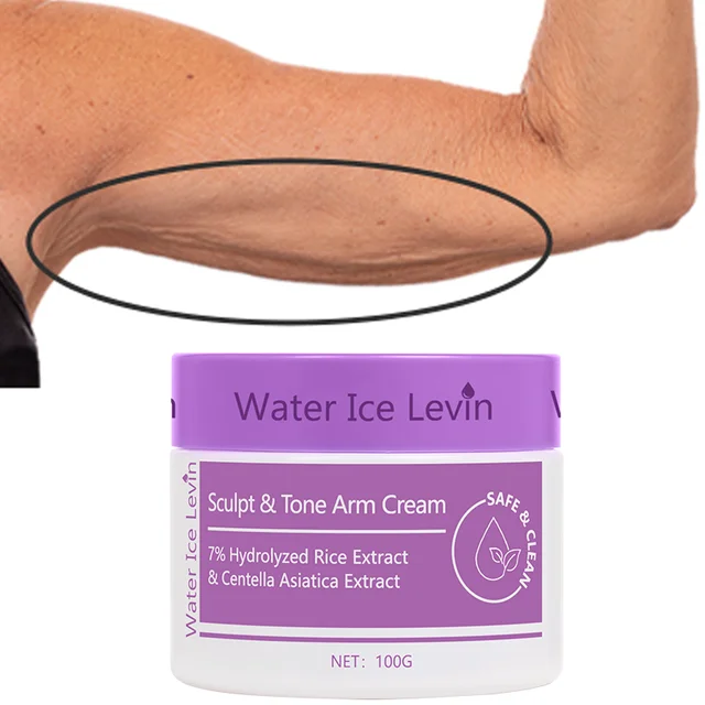 Crème Raffermissante pour les Bras 100g, avec 7% Extrait de Riz et Centella Asiatica, Sculpte et Tonifie, Hydratante Non Grasse 1
