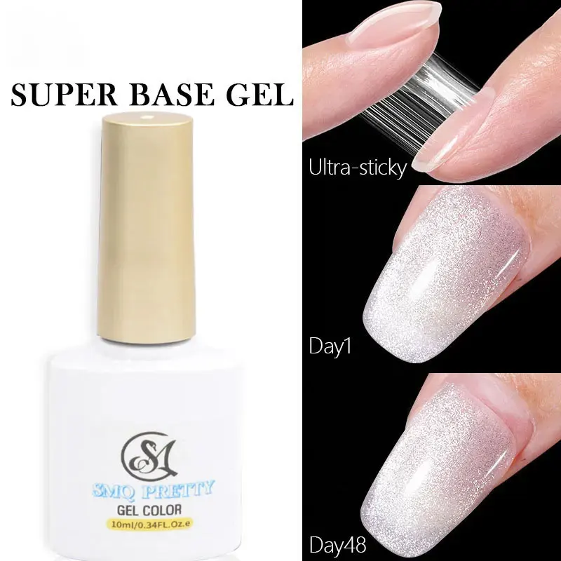 10ml Base Gel Top Coat Rubber Gel Reinforcement for Nails Tools Soak Off UV LED Nail Gel Polish