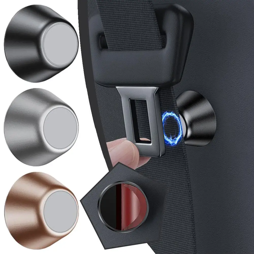 Magnetic Car Seat Belt Holder 1Pcs Fixing Clip 751 Alloy Seatbelt Limiter Stopper For BMW/VW/Nissan Interior Accessories