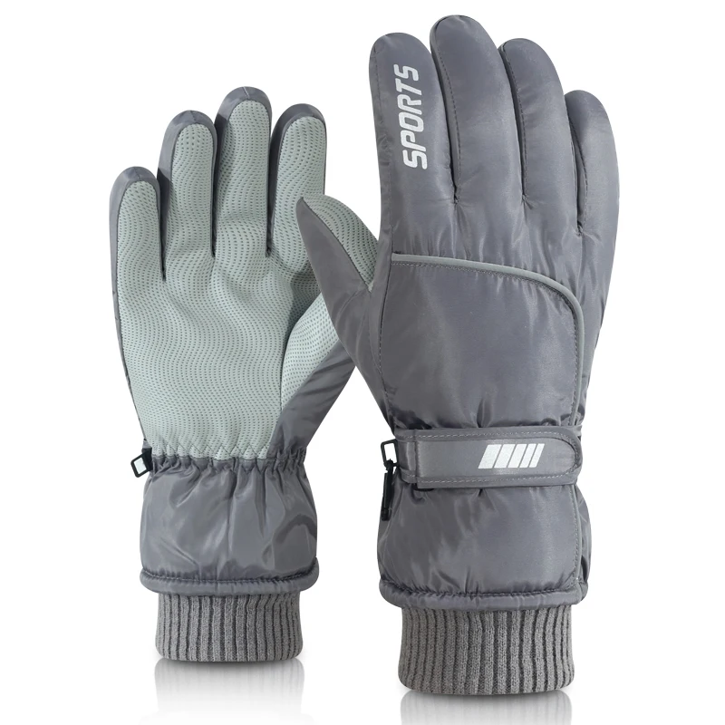 Men's and women's professional winter warm skiing gloves warm snow gloves waterproof motorcycle smile 506 touch screen skiing gloves