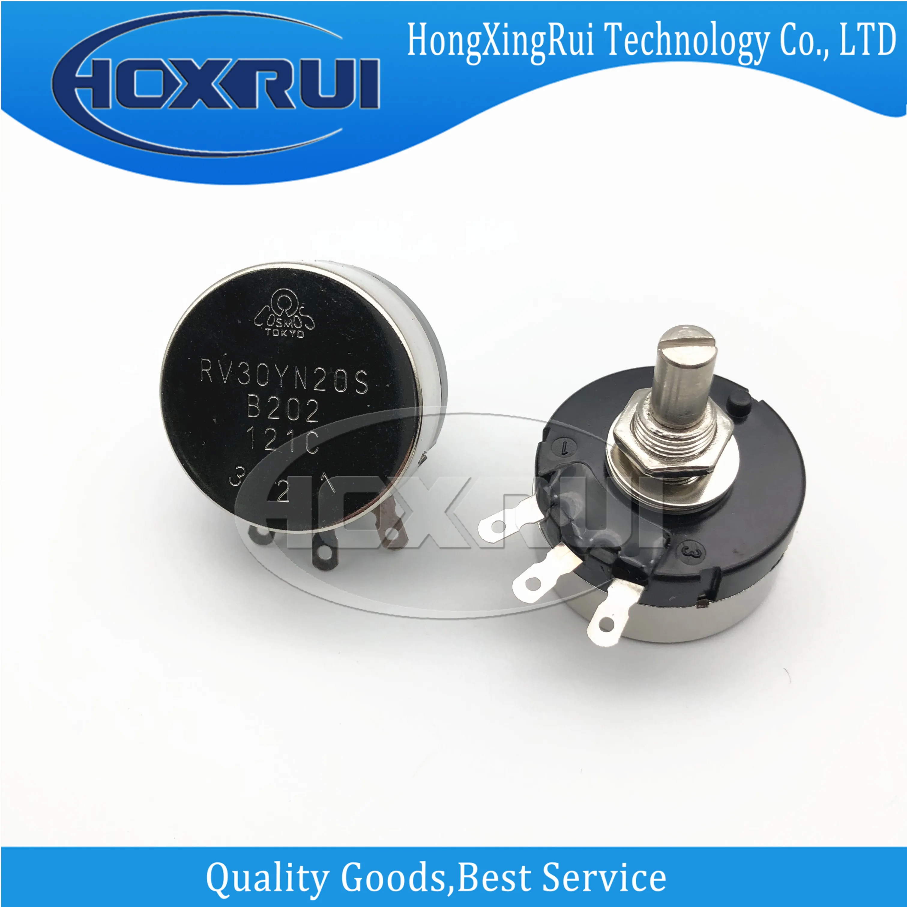 

RV30YN20SB202 DIP RV30YN20S B202 Adjustable single-turn carbon film potentiometer 2K resistance precision