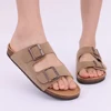Comwarm Fashion Cork Slippers Women Classic Flat Sandals Female Outdoor Anti-slip Beach Slides Cork Sole Arch Support Sandals 1