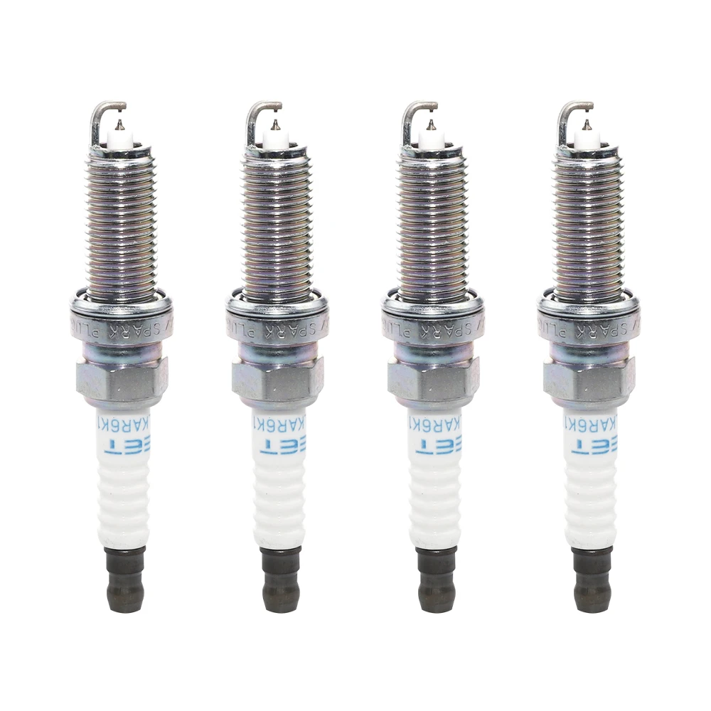 1/4Pcs Candele Doppie All'Iridio Di Alta Qualità Per Nissan Dfac Kicks (P15) 1.5 2017-