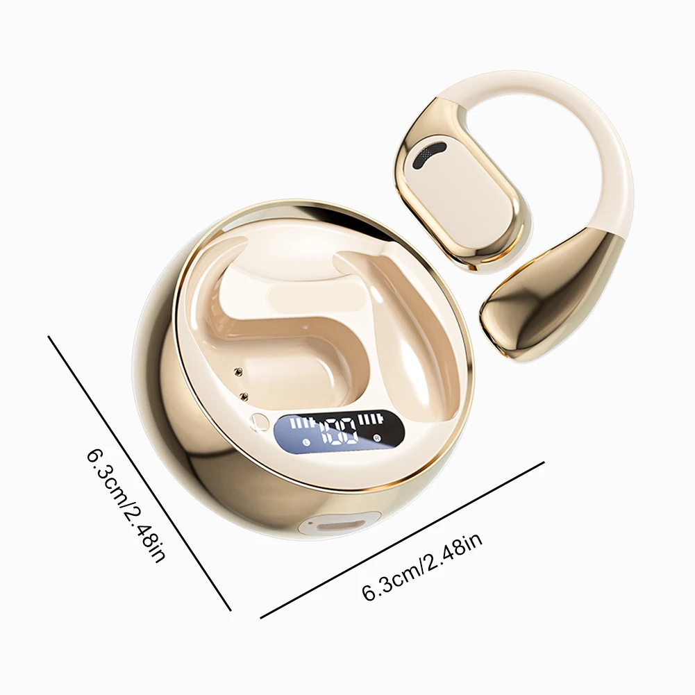 Smart AI Language Translation Earbuds BT 5.4 Real-time Two-Way Noise Cancelling For Business Sport