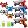 VATOS Laser Tag Guns x4 Sets Infrared Laser Tag Sets with Vest Rechargeable Shooting Game Toy Gift for Kids 6+ Years Old Adults 1