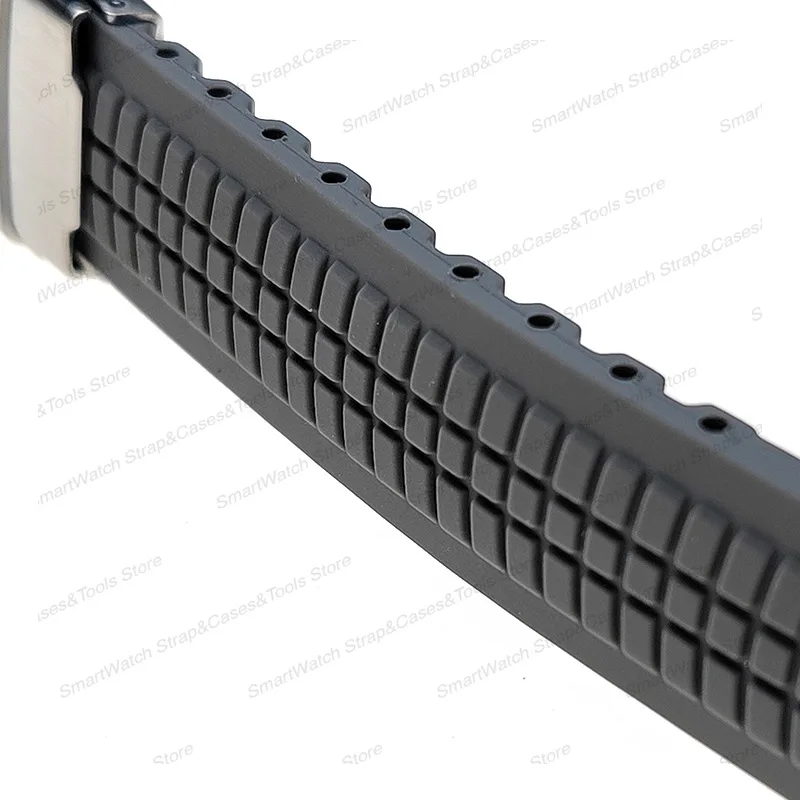 Universal Quick Release Soft Silicone Watch Strap - Adjustable Waterproof Band