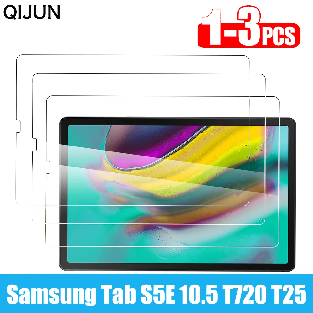 

3Pcs for Samsung Galaxy Tab S5e SM-T720 SM-T725 10.5" 9H 0.3mm Bubble Free Protective Film Anti-Scratch Tempered Glass