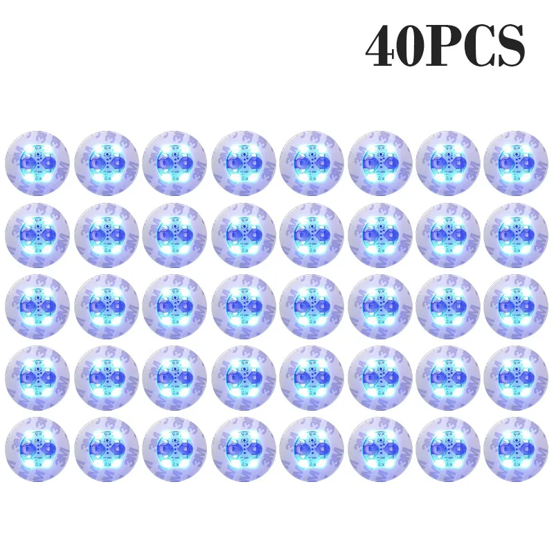 Blue 40Pcs