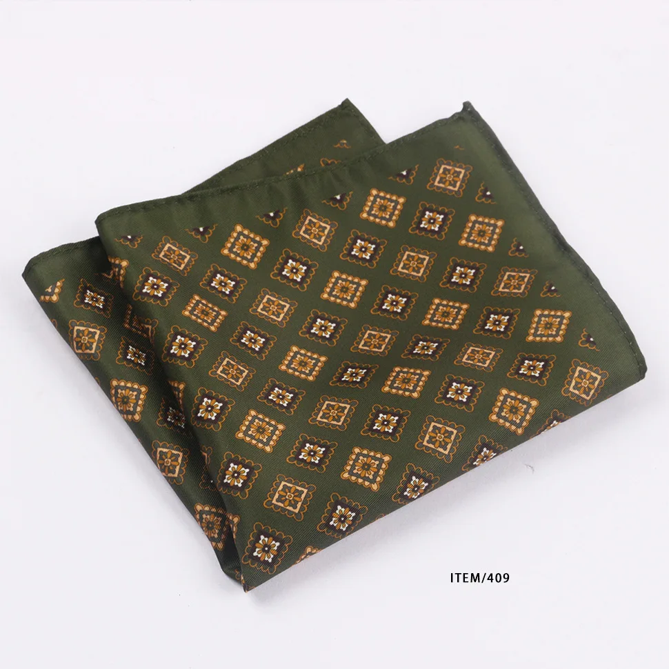 Herren-Anzug-Taschenschal mit Yanhui-Druck, Retro-Muster, Britischer Stil, Schlichte Business-Krawatte, Hochzeitsdekoration – Detail 11