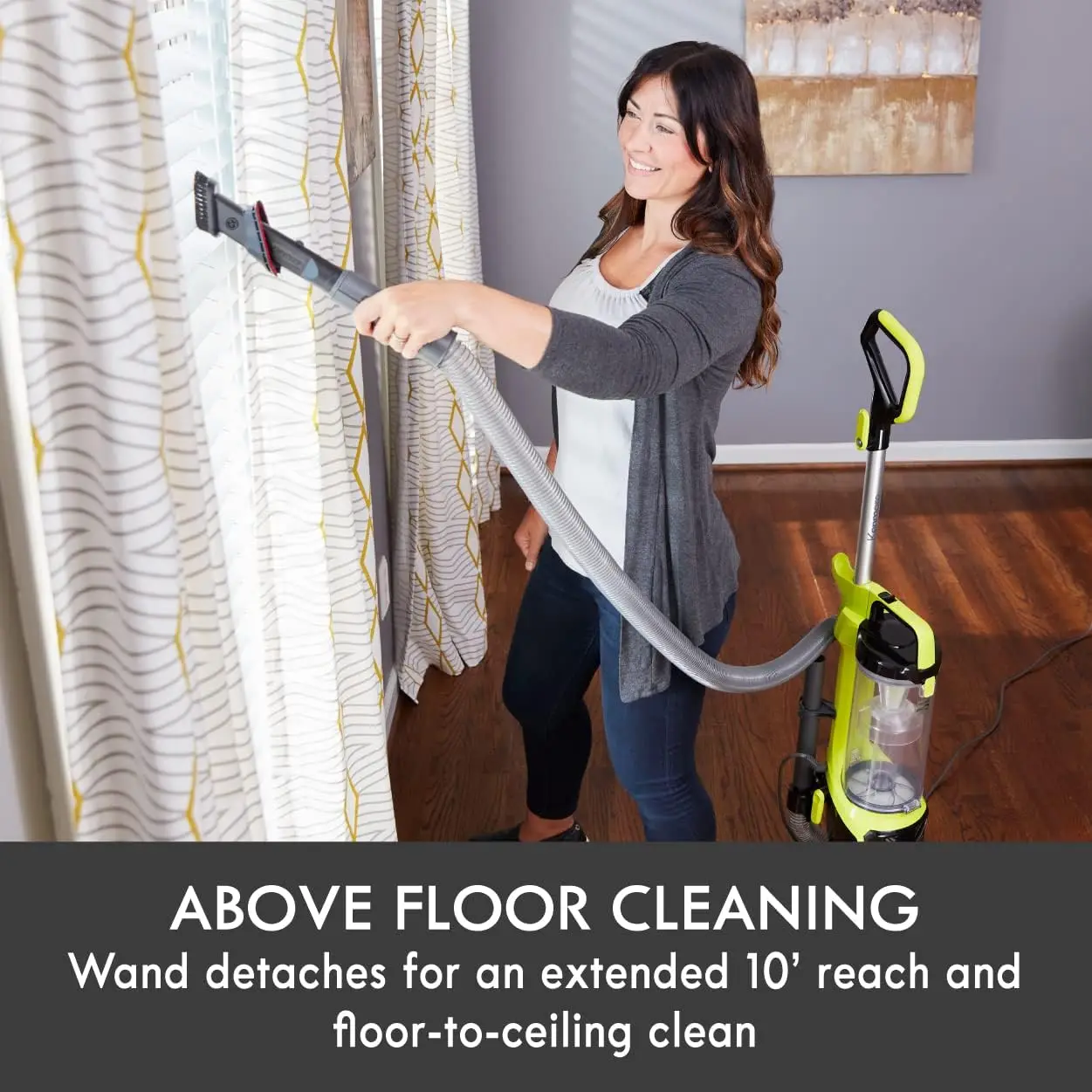 Bagless Upright Vacuum Cleaner with 2-Motor System 3