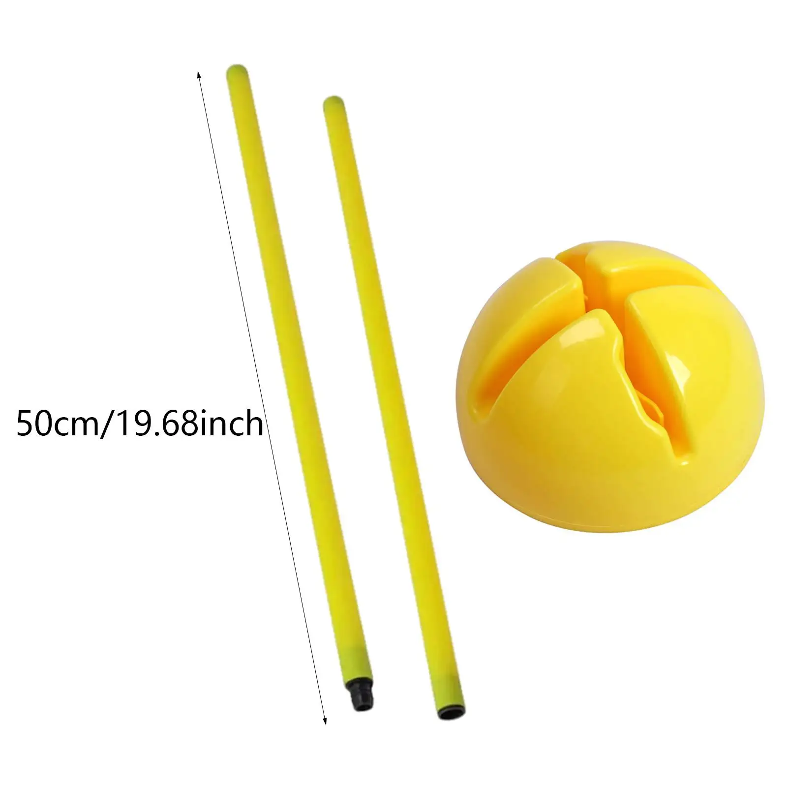 Football Agility Training Poles Soccer Training Sticks for Outdoor Sports