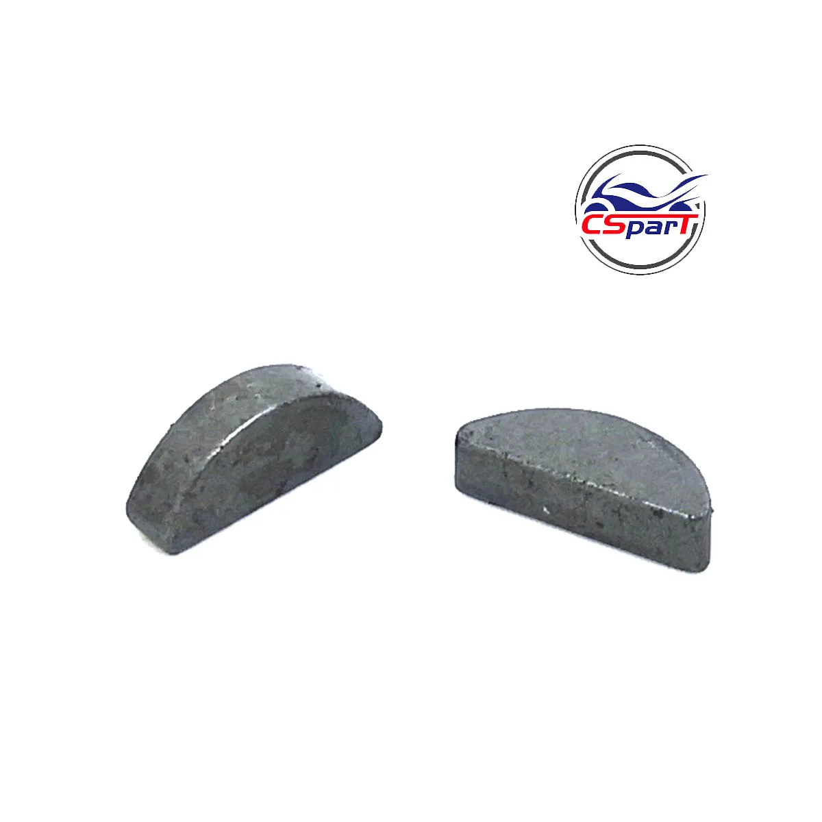 2Pcs Woodruff Rocket Key Per 2 Tempi 47Cc 49Cc Mini Moto Pocket Bike Dirt Bike Atv Quad