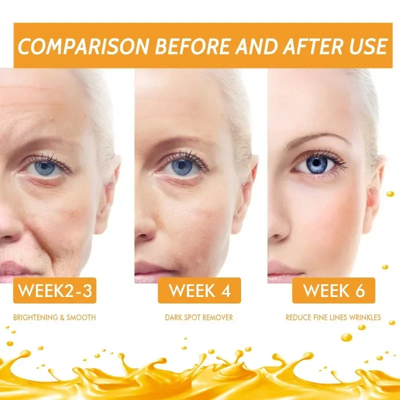 Vitamin C Essence remove Wrinkle Firming Fade Fine Lines Anti-Aging Moisturizing Brighten whitening Skin care facial Serum oil body serum
