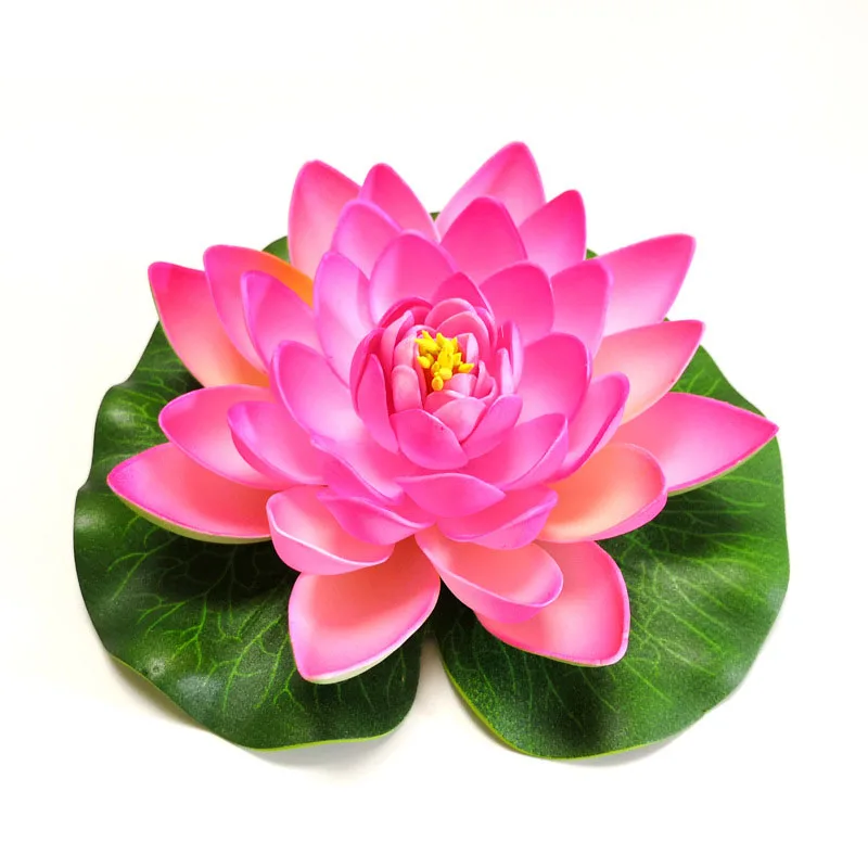 Floating Lotus Artificial Flower - Lifelike Water Lily for Pond and Garden Decoration
